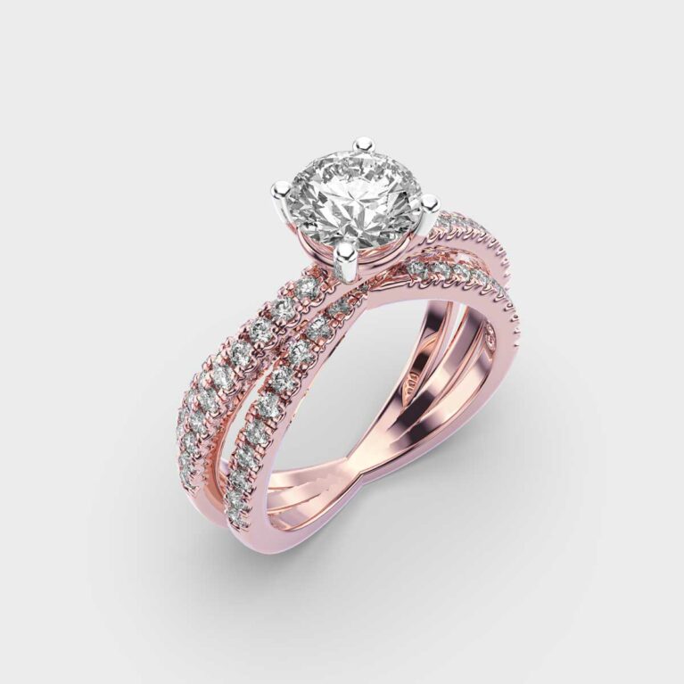 Brilliant Cut Fireworks Diamond Ring