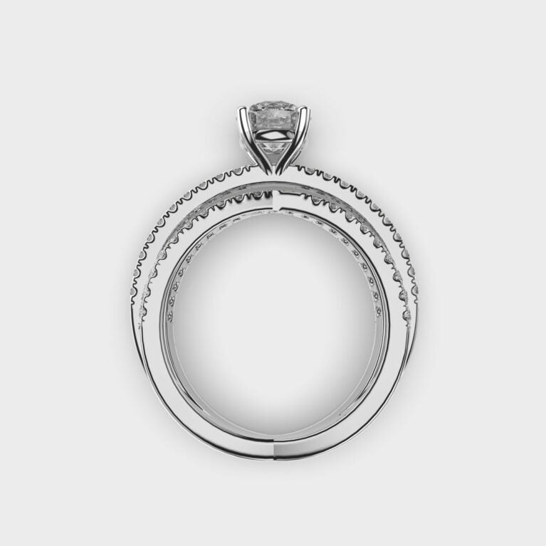 Brilliant Cut Fireworks Diamond Ring