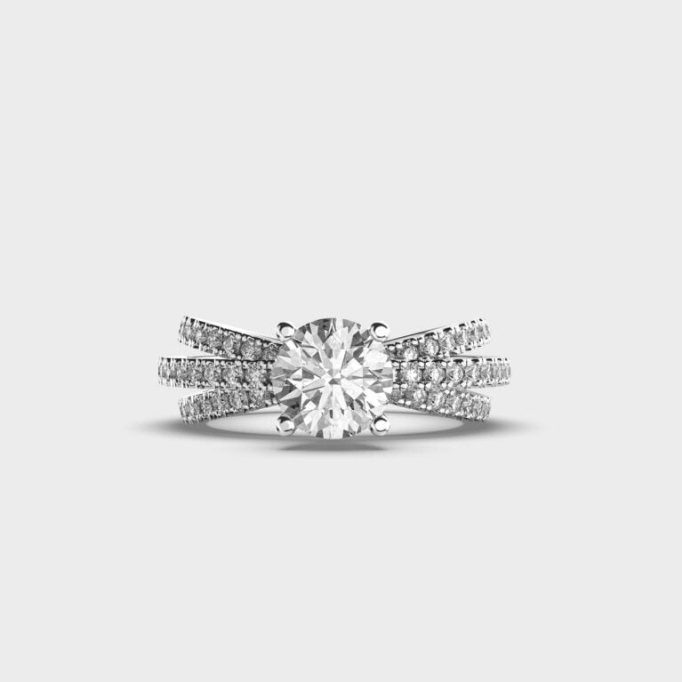 Brilliant Cut Fireworks Diamond Ring