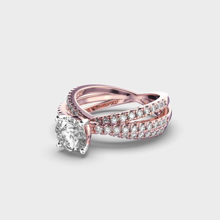 Brilliant Cut Fireworks Diamond Ring